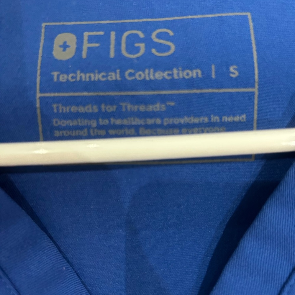 Figs Royal Blue Technical Collection Shirt
